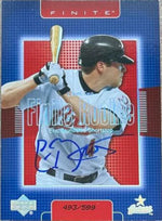 Eric Bruntlett Signed 2003 Upper Deck Finite Baseball Card - Houston Astros LE/599