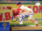 Eric Bruntlett Signed 2009 Upper Deck Baseball Card - Philadelphia Phillies