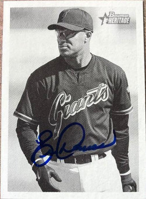 Eric Davis Signed 2001 Bowman Heritage Baseball Card - San Francisco Giants - PastPros