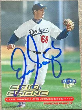 Eric Gagne Signed 2000 Fleer Ultra Baseball Card - Los Angeles Dodgers - PastPros