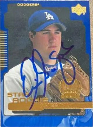 Eric Gagne Signed 2000 Upper Deck Baseball Card - Los Angeles Dodgers