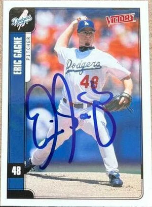 Eric Gagne Signed 2001 Upper Deck Victory Baseball Card - Los Angeles Dodgers