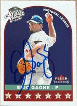 Eric Gagne Signed 2002 Fleer Tradition Update Baseball Card - Los Angeles Dodgers