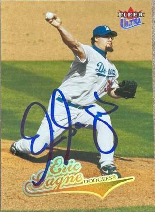 Eric Gagne Signed 2004 Fleer Ultra Baseball Card - Los Angeles Dodgers - PastPros