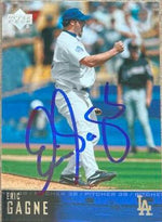Eric Gagne Signed 2004 Upper Deck Baseball Card - Los Angeles Dodgers - PastPros