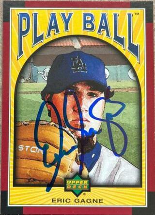 Eric Gagne Signed 2004 Upper Deck Play Ball Baseball Card - Los Angeles Dodgers - PastPros