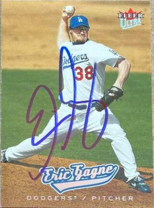 Eric Gagne Signed 2005 Fleer Ultra Card - Los Angeles Dodgers - PastPros