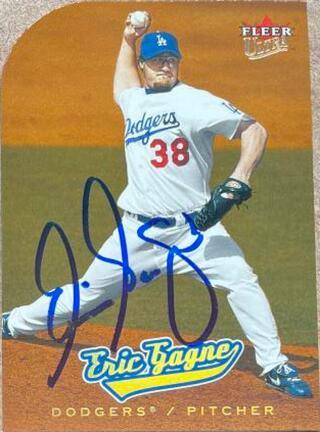 Eric Gagne Signed 2005 Fleer Ultra Gold Medallion Card - Los Angeles Dodgers - PastPros