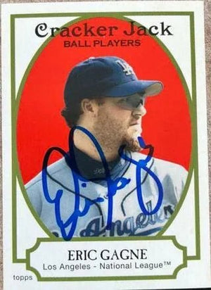 Eric Gagne Signed 2005 Topps Cracker Jack Baseball Card - Los Angeles Dodgers