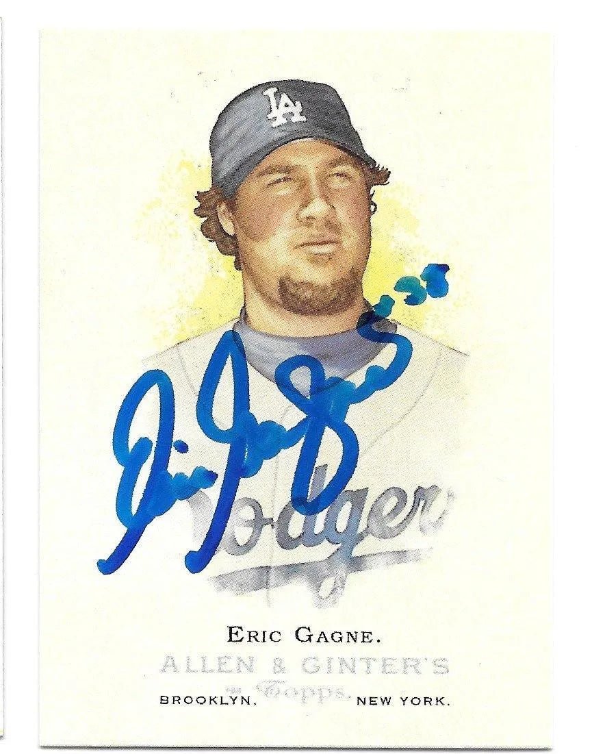 Eric Gagne Signed 2006 Allen & Ginter Baseball Card - Los Angeles Dodgers