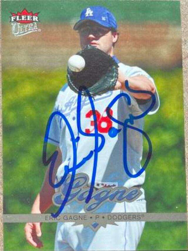 Eric Gagne Signed 2006 Fleer Ultra Baseball Card - Los Angeles Dodgers - PastPros