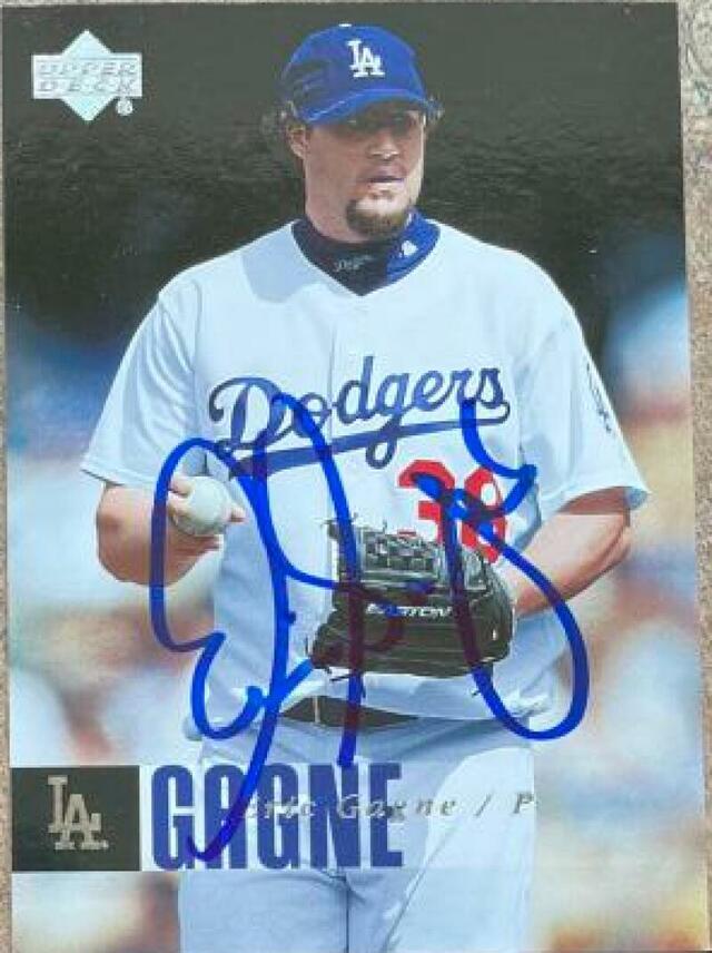 Eric Gagne Signed 2006 Upper Deck Baseball Card - Los Angeles Dodgers - PastPros