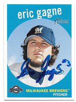 Eric Gagne Signed 2008 Topps Heritage Baseball Card - Los Angeles Dodgers - PastPros