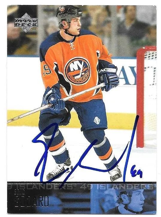 Eric Godard Signed 2003-04 Upper Deck Hockey Card - New York Islanders