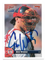 Eric Wedge Signed 1993 Donruss Baseball Card - Boston Red Sox