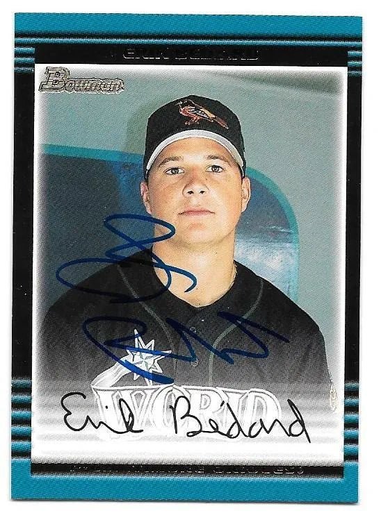 Erik Bedard Signed 2002 Bowman Baseball Card - Baltimore Orioles