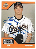 Erik Bedard Signed 2002 Upper Deck 40-Man Baseball Card - Baltimore Orioles