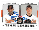 Erik Bedard Signed 2006 Fleer Team Leaders Baseball Card - Baltimore Orioles - PastPros