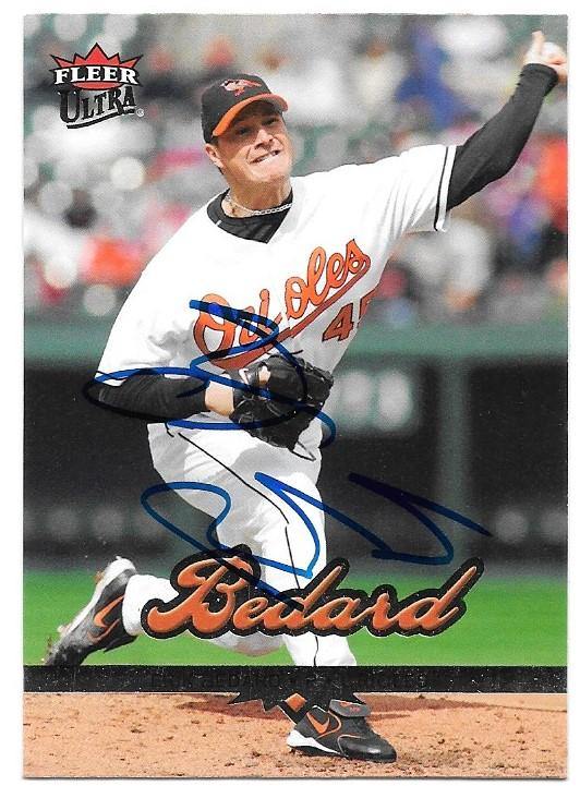 Erik Bedard Signed 2006 Fleer Ultra Baseball Card - Baltimore Orioles - PastPros