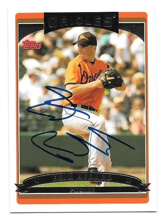 Erik Bedard Signed 2006 Topps Baseball Card - Baltimore Orioles