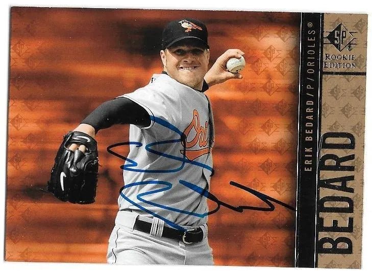 Erik Bedard Signed 2007 SP Rookie Edition Baseball Card - Baltimore Orioles