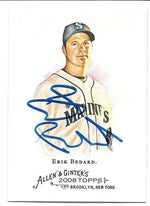 Erik Bedard Signed 2008 Allen & Ginter Baseball Card - Seattle Mariners