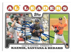 Erik Bedard Signed 2008 Topps AL Leaders Baseball Card - Baltimore Orioles