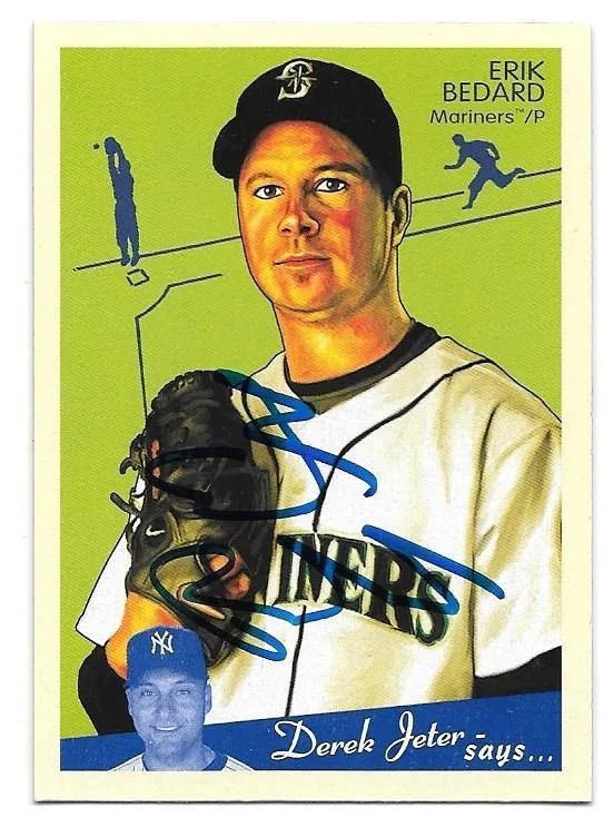 Erik Bedard Signed 2008 Upper Deck Goudey Baseball Card - Seattle Mariners