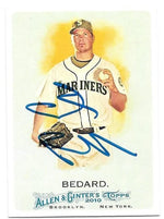 Erik Bedard Signed 2010 Allen & Ginter Baseball Card - Seattle Mariners