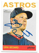 Erik Bedard Signed 2013 Topps Heritage Baseball Card - Houston Astros - PastPros