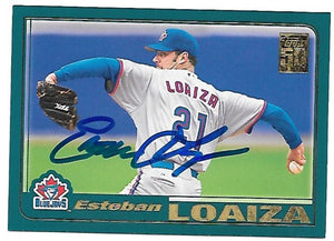 Estaban Loiaza Signed 2001 Topps Baseball Card - Toronto Blue Jays - PastPros