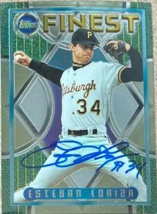 Esteban Loaiza Signed 1995 Topps Best Baseball Card - Pittsburgh Pirates