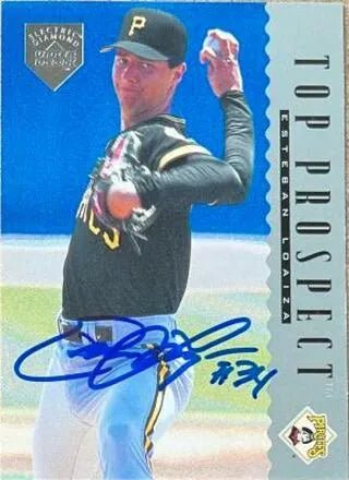 Esteban Loaiza Signed 1995 Upper Deck Electric Diamond Baseball Card - Pittsburgh Pirates