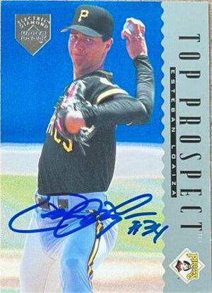 Esteban Loaiza Signed 1995 Upper Deck Electric Diamond Baseball Card - Pittsburgh Pirates - PastPros