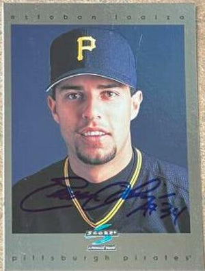 Esteban Loaiza Signed 1997 Score Artist's Proof Holofoil Baseball Card - Pittsburgh Pirates - PastPros