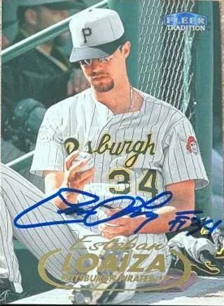 Esteban Loaiza Signed 1998 Fleer Tradition Baseball Card - Pittsburgh Pirates