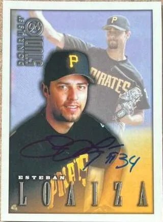 Esteban Loaiza Signed 1998 Studio Baseball Card - Pittsburgh Pirates