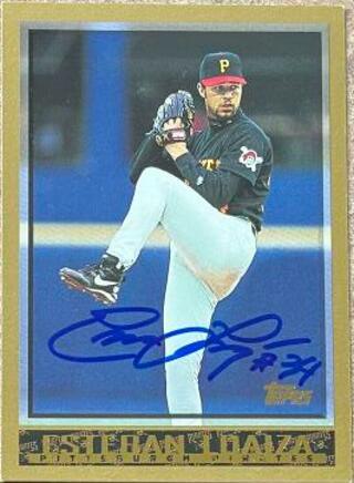Esteban Loaiza Signed 1998 Topps Baseball Card - Pittsburgh Pirates - PastPros