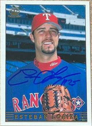 Esteban Loaiza Signed 1999 Pacific Baseball Card - Texas Rangers - PastPros