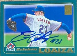 Esteban Loaiza Signed 2001 Topps Baseball Card - Toronto Blue Jays - PastPros