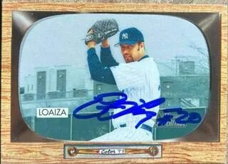 Esteban Loaiza Signed 2004 Bowman Heritage Baseball Card - New York Yankees