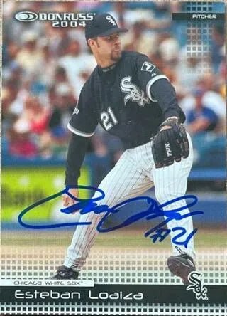 Esteban Loaiza Signed 2004 Donruss Baseball Card - Chicago White Sox