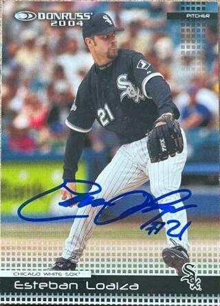 Esteban Loaiza Signed 2004 Donruss Baseball Card - Chicago White Sox - PastPros