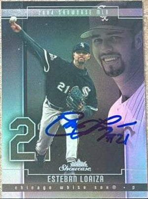 Esteban Loaiza Signed 2004 Fleer Showcase Baseball Card - Chicago White Sox - PastPros