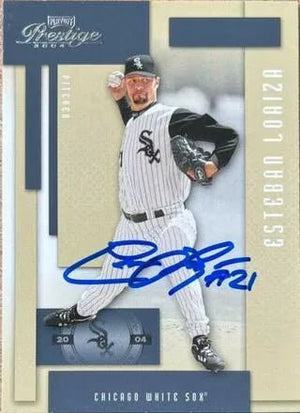 Esteban Loaiza Signed 2004 Playoff Prestige Baseball Card - Chicago White Sox