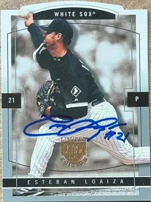 Esteban Loaiza Signed 2004 Skybox LE Baseball Card - Chicago White Sox