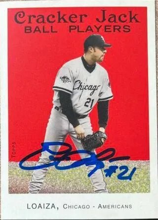 Esteban Loaiza Signed 2004 Topps Cracker Jack Baseball Card - Chicago White Sox