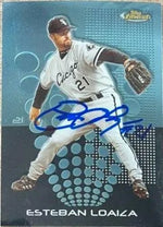 Esteban Loaiza Signed 2004 Topps Finest Baseball Card - Chicago White Sox