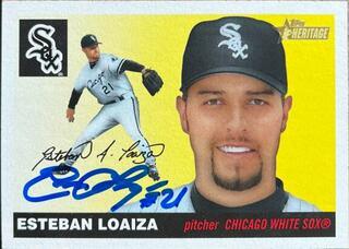Esteban Loaiza Signed 2004 Topps Heritage Baseball Card - Chicago White Sox - PastPros