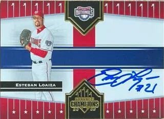 Esteban Loaiza Signed 2005 Donruss Champions Baseball Card - Washington Nationals